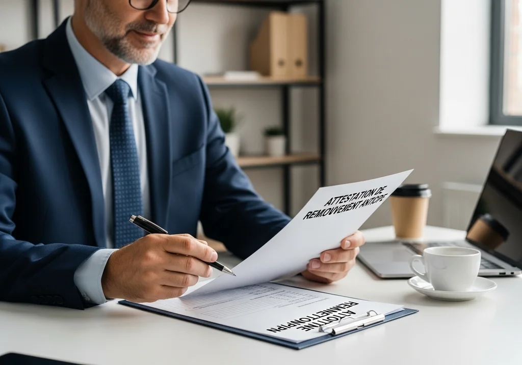 attestation remboursement anticipé