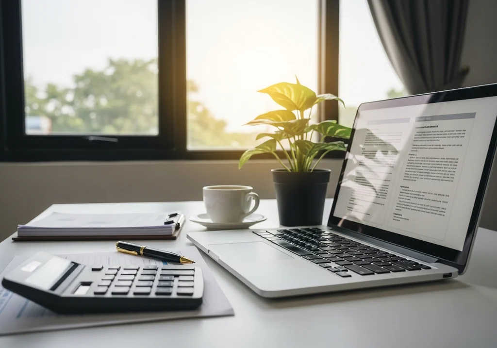 bureau professionnel document financier