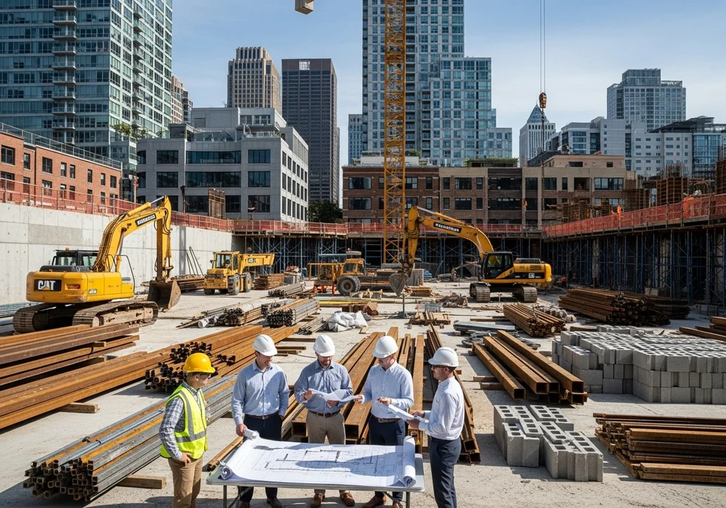 chantier urbain travailleurs