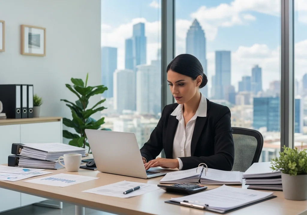 comptable bureau financier