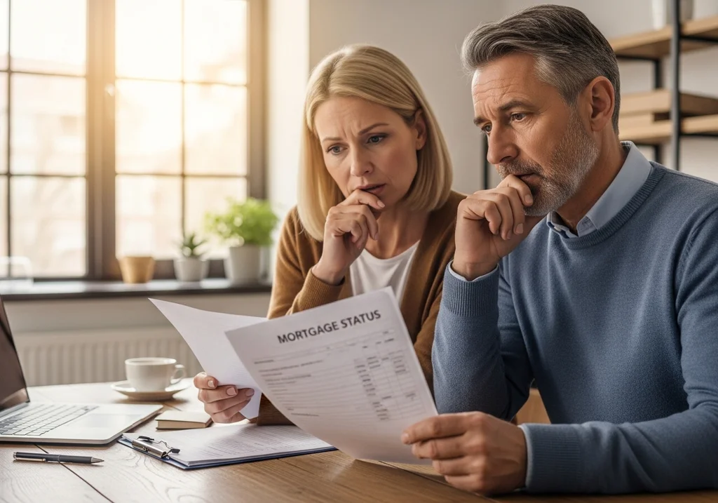 couple moyen age document mortgage