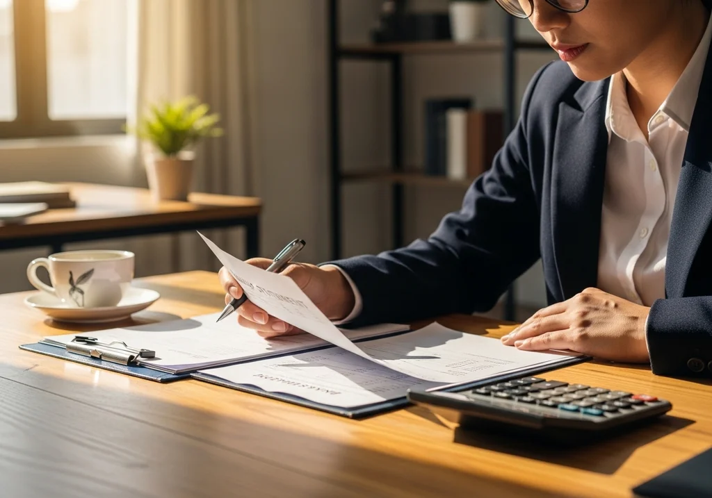 personne bureau document financier