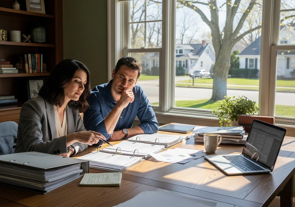 couple professionnel bureau
