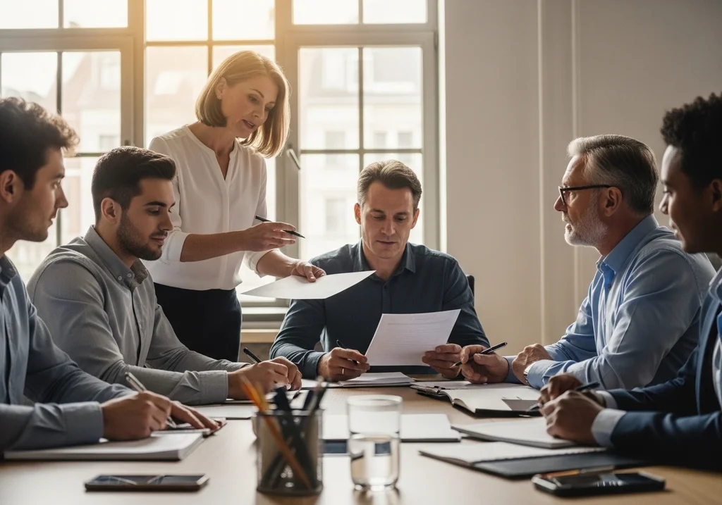 environnement bureau discussion
