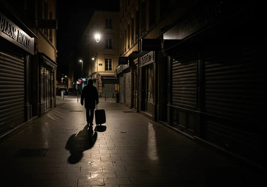 scène nocturne lyon