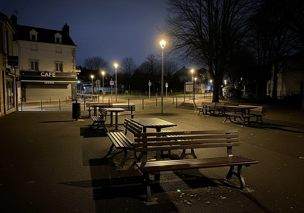 scène nocturne Vannes