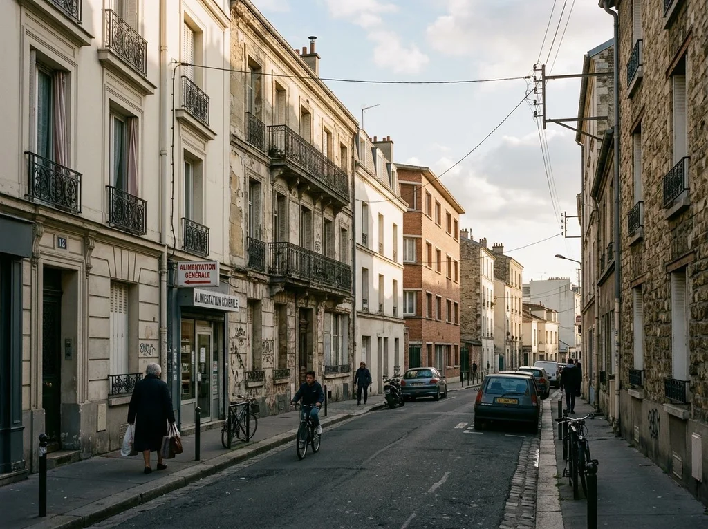 rue Aubervilliers urbain