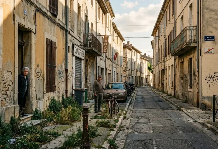 rue urbaine neglectee