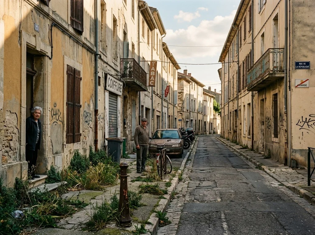 rue urbaine neglectee