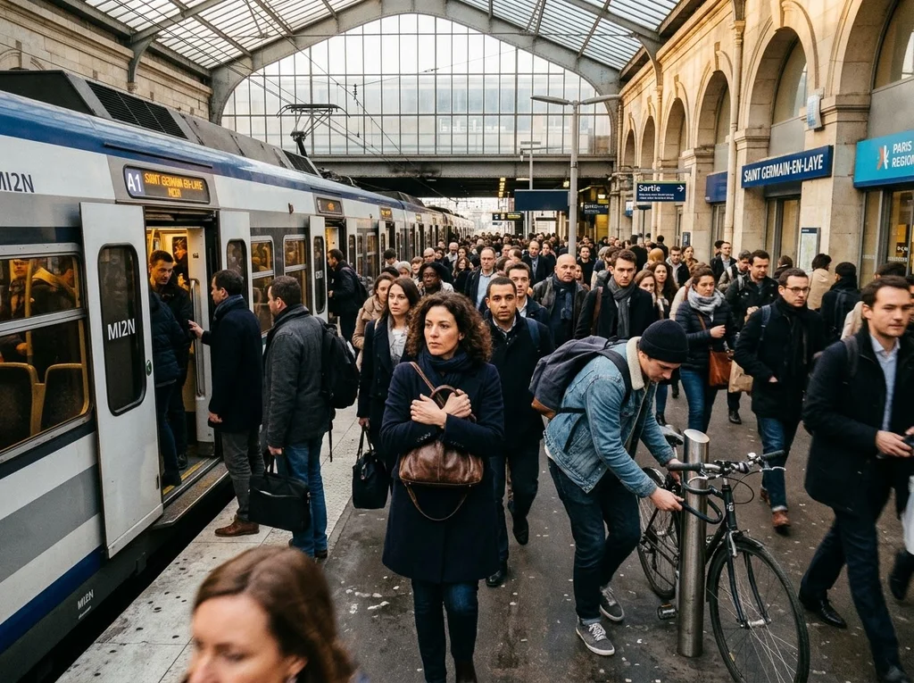 station commuters urban